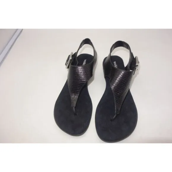 NEW Walking Cradles Leather Sandals Black Leather Women's 6.5
