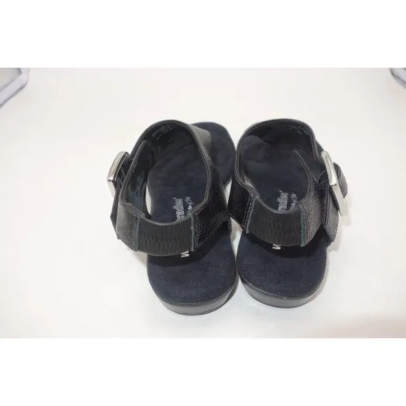 NEW Walking Cradles Leather Sandals Black Leather Women's 6.5