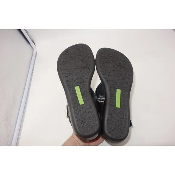 NEW Walking Cradles Leather Sandals Black Leather Women's 6.5