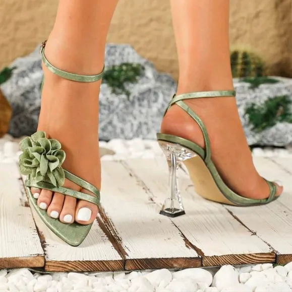 New Women Spring/Summer High Heel Sandals, Fashion Versatile Party Outdoor