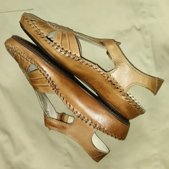 New Women's Pikolinos Puerto Vallarta Leather Sandals