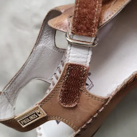 New Women's Pikolinos Puerto Vallarta Leather Sandals
