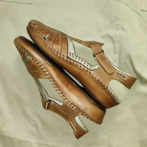 New Women's Pikolinos Puerto Vallarta Leather Sandals