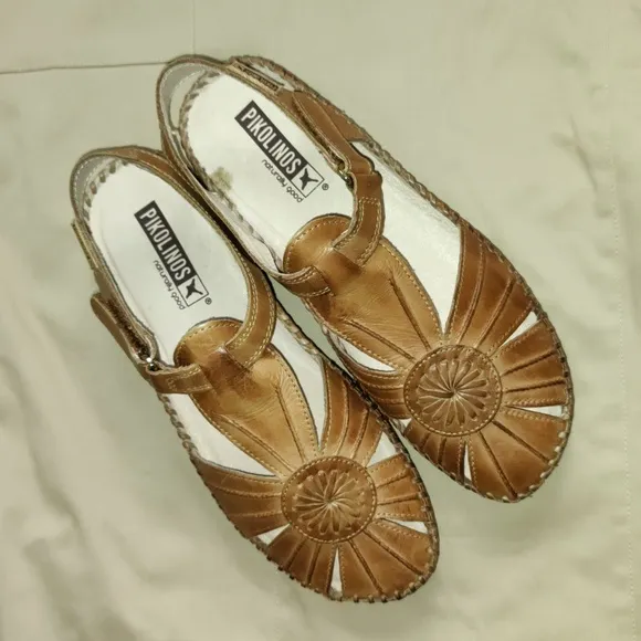 New Women's Pikolinos Puerto Vallarta Leather Sandals