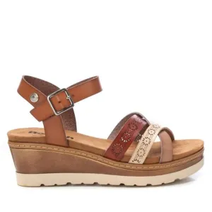 NEW XTI women's wedge sandals in camel