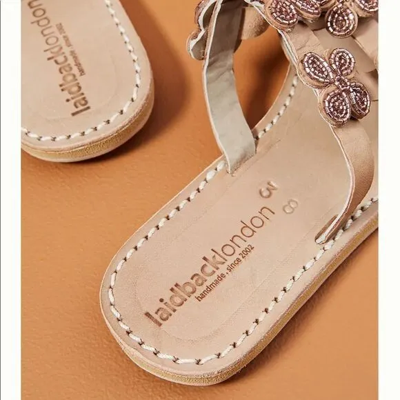 New Anthropologie Laidbacklondon Adara Sandals Size 39