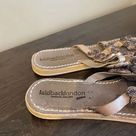 New Anthropologie Laidbacklondon Adara Sandals Size 39