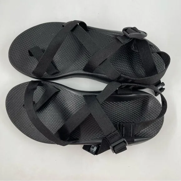 NIB! Chaco Men’s Z2 Classic Sports Black Textured Nylon Comfort Sandals- Size 13