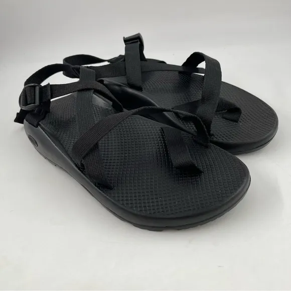 NIB! Chaco Men’s Z2 Classic Sports Black Textured Nylon Comfort Sandals- Size 13