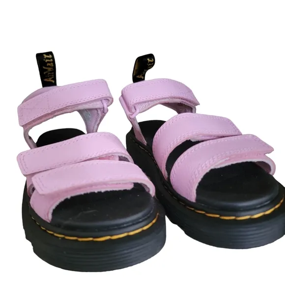 NIB DR MARTENS Pink Klaire Sandals SZ. 2