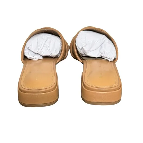 NIB! Marc Fisher Casara Slip-On Slide Sandals in Medium Natural - Size 8