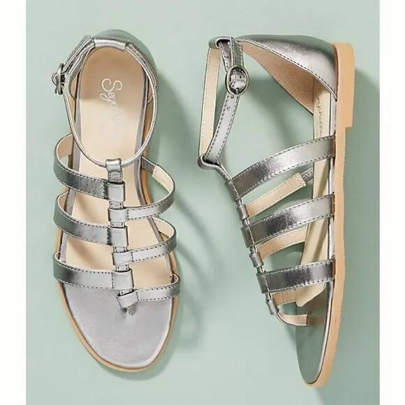 NIB MSRP $88 Seychelles Anthropologie Gladiator Sandals Women's Size 6.5