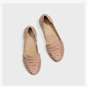 NIB Nisolo Huarache Leather Sandals in Desert Rose Women’s size 7.5