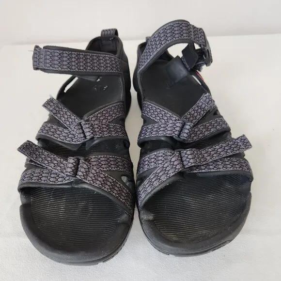 Nike ACG Men's Air Deschutz Water Sport Hiking Sandals Adjustable Black Grey