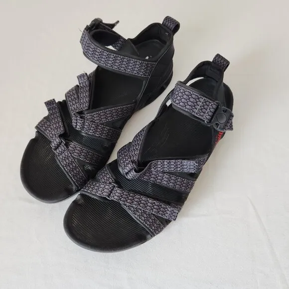 Nike ACG Men's Air Deschutz Water Sport Hiking Sandals Adjustable Black Grey
