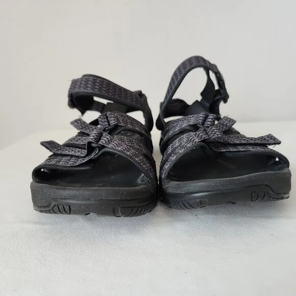 Nike ACG Men's Air Deschutz Water Sport Hiking Sandals Adjustable Black Grey