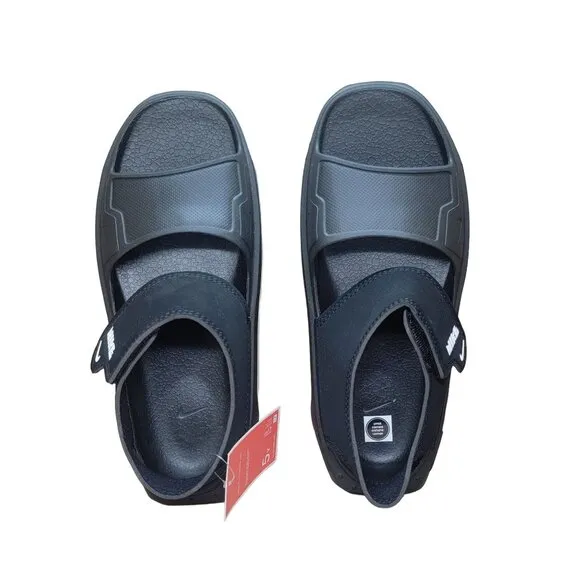 ⭐Nike Youth Sz 5Y Women 6.5  Playscape Black Sandals Slide Slippers CU5296-001 N