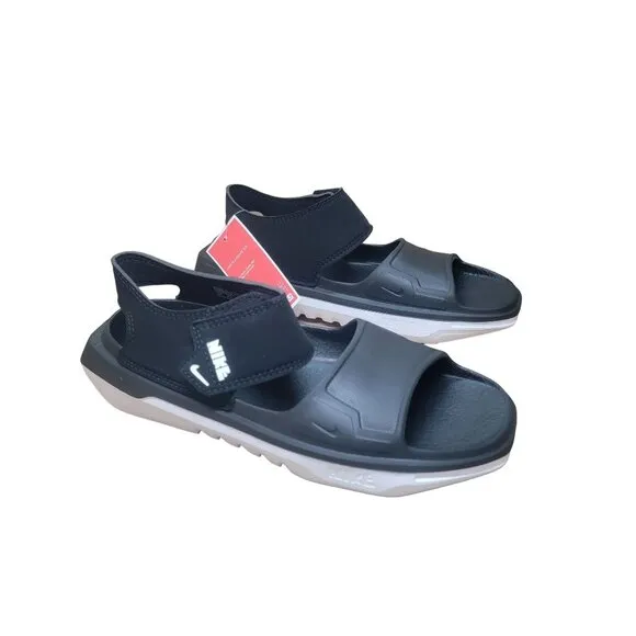 ⭐Nike Youth Sz 5Y Women 6.5  Playscape Black Sandals Slide Slippers CU5296-001 N