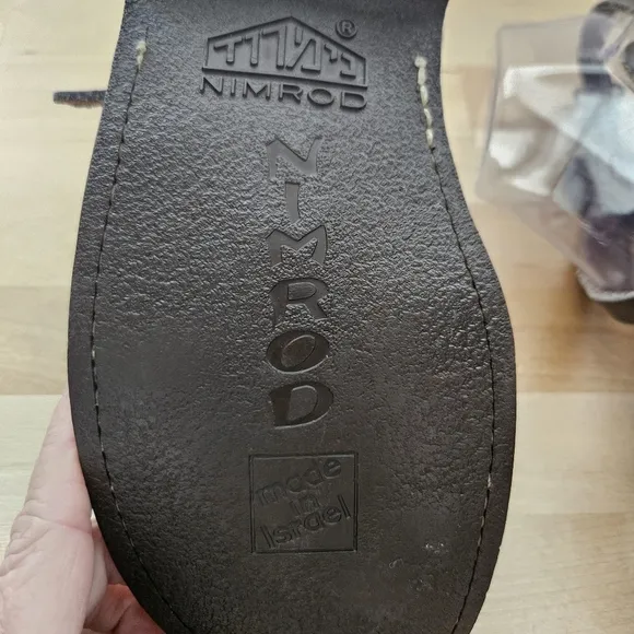 NIMROD Jesus Sandals 100% Leather Sz 9.5