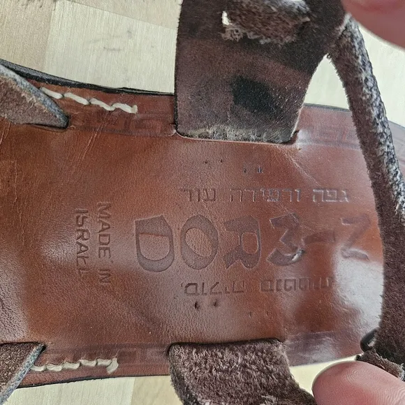 NIMROD Jesus Sandals 100% Leather Sz 9.5