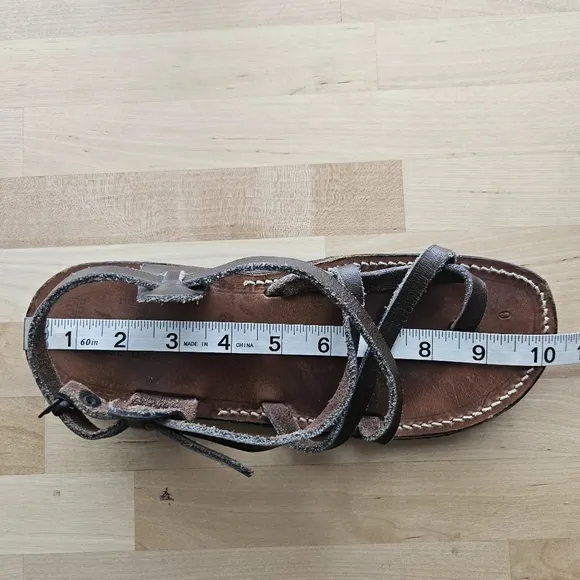 NIMROD Jesus Sandals 100% Leather Sz 9.5
