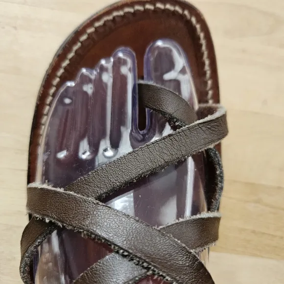 NIMROD Jesus Sandals 100% Leather Sz 9.5