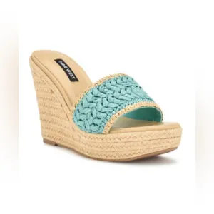 NINE WEST Women's Holand Casual Espadrille Wedge Sandals