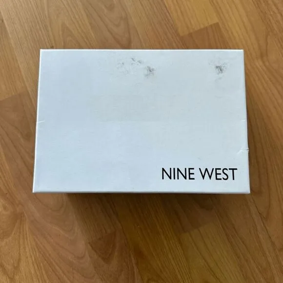 Nine West Womens Light Green Ansel Platform Slide Heeled Sandals Size 7