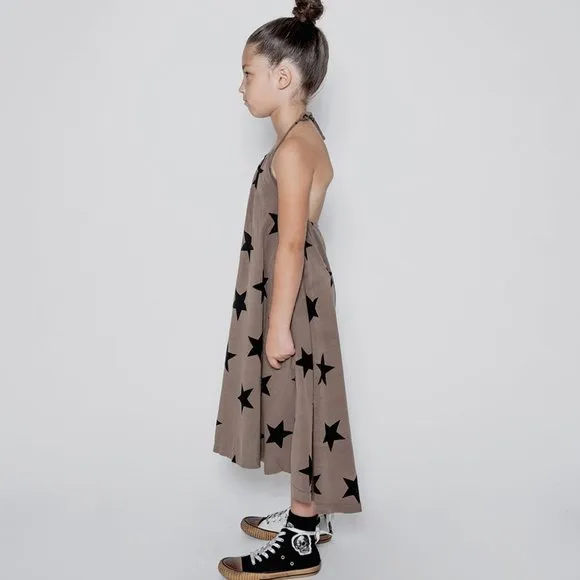 NUNUNU Star Collar Dress