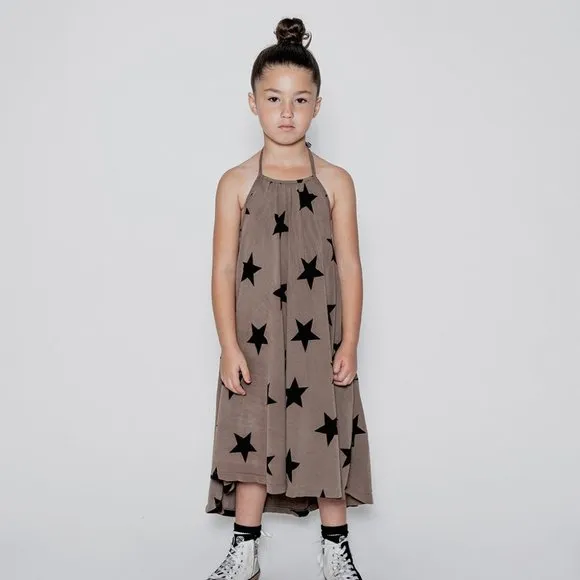NUNUNU Star Collar Dress