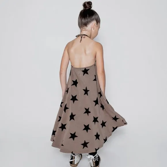 NUNUNU Star Collar Dress