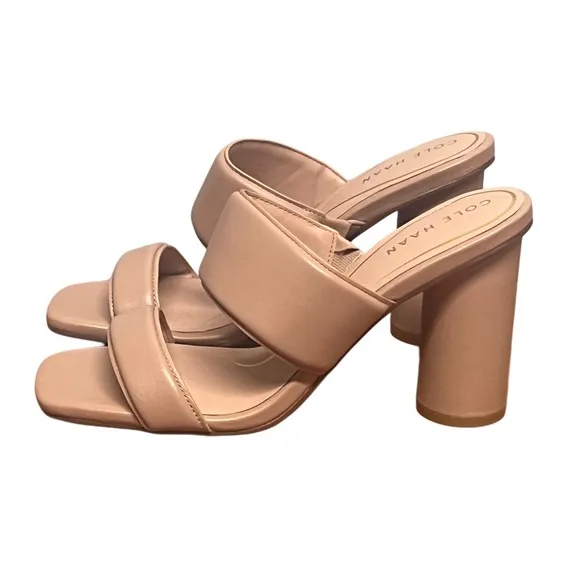 NWOB Cole Haan Women's Reina 2 Band Brush Leather Sandal Size 8