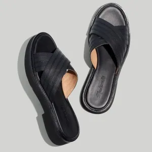 NWOB Madewell The Alina Platform Sandal in True Black