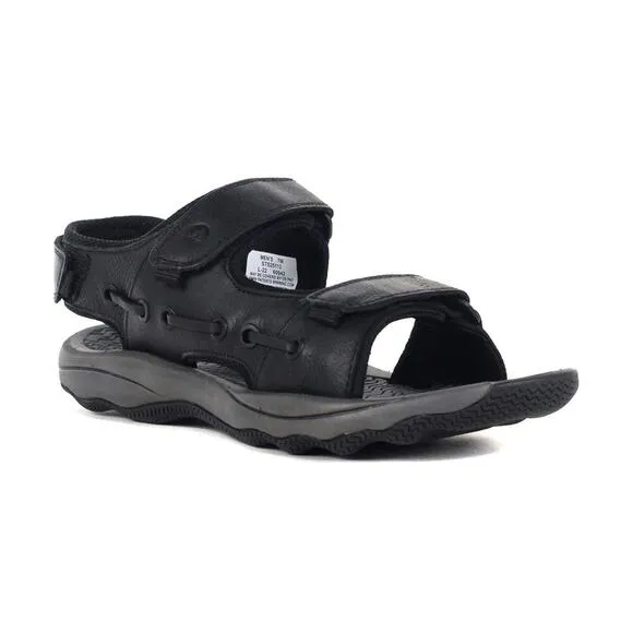 NWOB Sperry Rivington Black Sandals STS25112 Men's Size 10