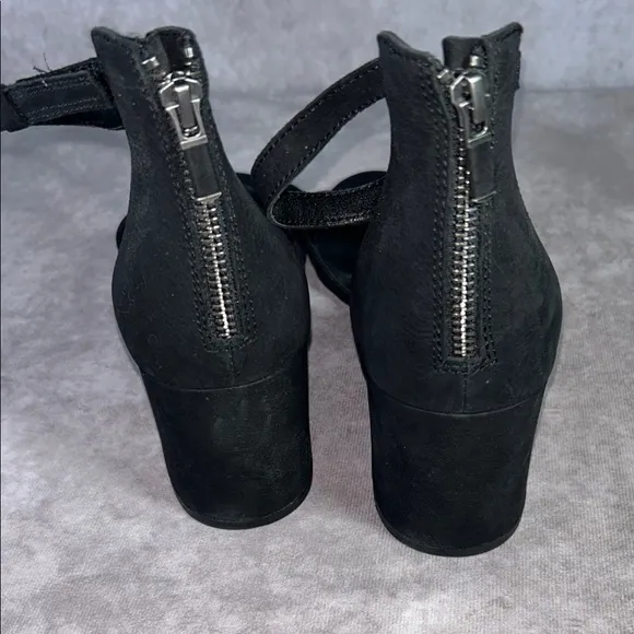 NWOT Eileen Fisher Black Women's Sandals Heeled Sz 13 Block Heel Summer