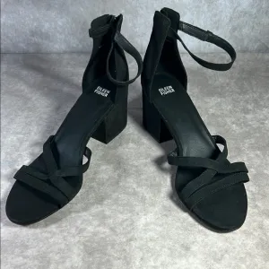 NWOT Eileen Fisher Black Women's Sandals Heeled Sz 13 Block Heel Summer