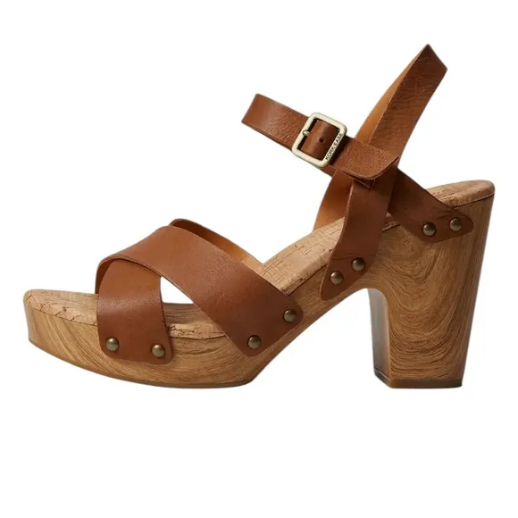 NWOT Kork-Ease Platform Light Brown Sandals – 10 M