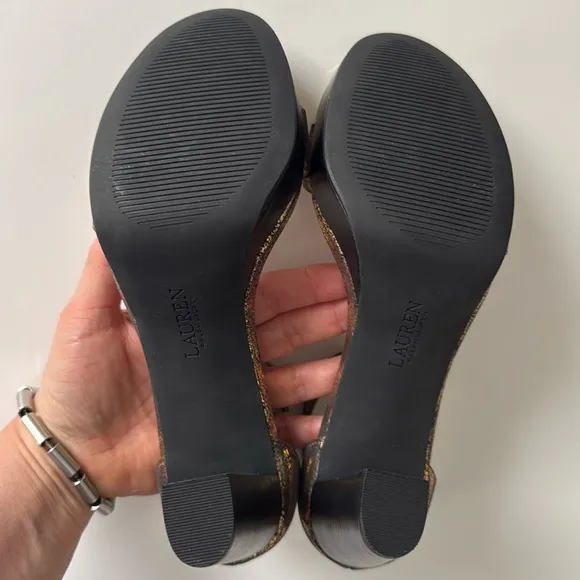 NWOT Lauren Ralph Lauren Sylvia Dress Sandals