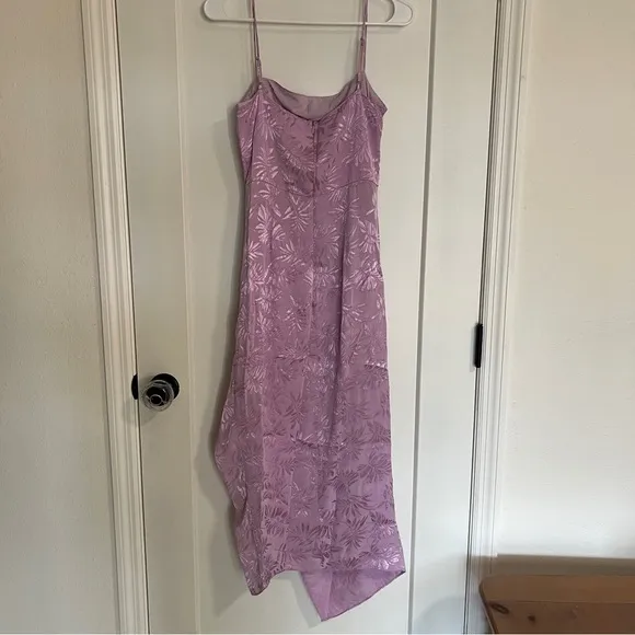 NWOT SAYLOR Gardenia Ruched Jacquard Midi Dress