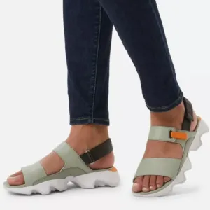 NWOT Sorel Kinetic Impact II Sling Low Sandals Mint Green White Size 6