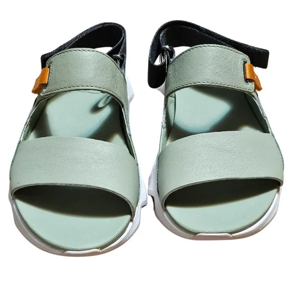 NWOT Sorel Kinetic Impact II Sling Low Sandals Mint Green White Size 6