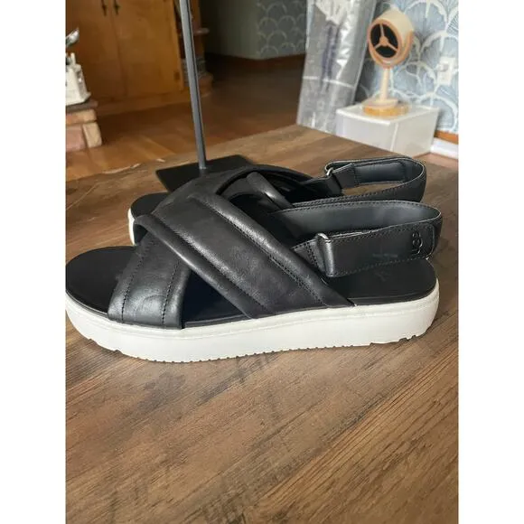 NWOT UGG Zayne Women’s Black Slingback Sandals