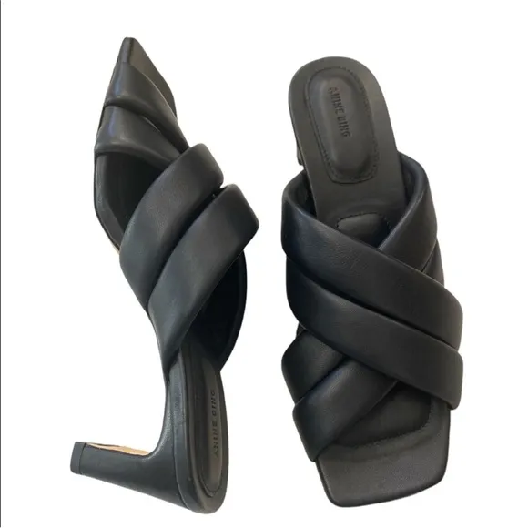 NWT Anine Bing Cade Leather Criss Cross Sandals Size 6