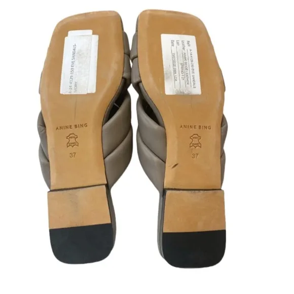 NWT Anine Bing Cade Leather Criss Cross Sandals Size 6