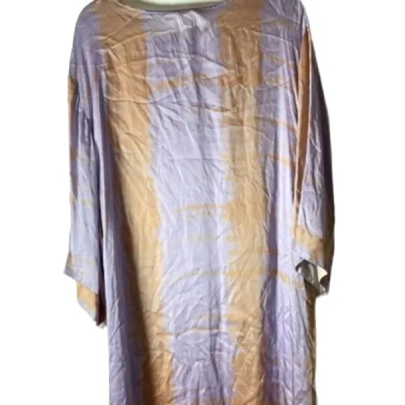 NWT Anthropologie NorBlack NorWhite Sonne Tie-Dye‎ Tunic Dress Lavender M