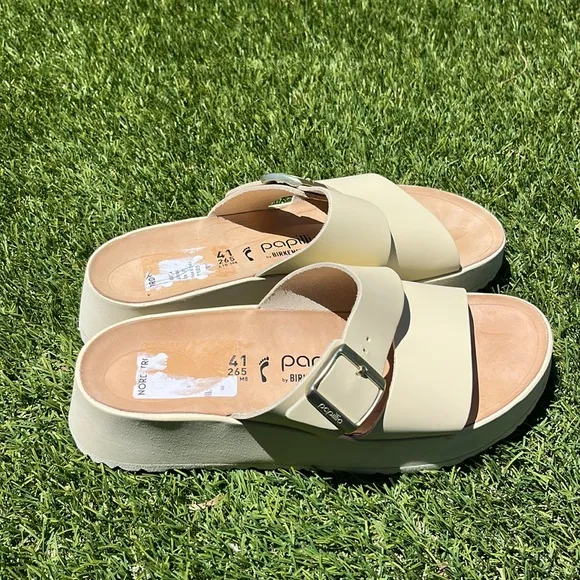 NWT! BIRKENSTOCK Almina Leather Sandals