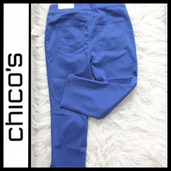 NWT Chico’s Denim Pull-On Stretch Capris