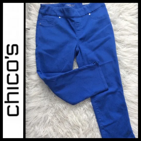 NWT Chico’s Denim Pull-On Stretch Capris