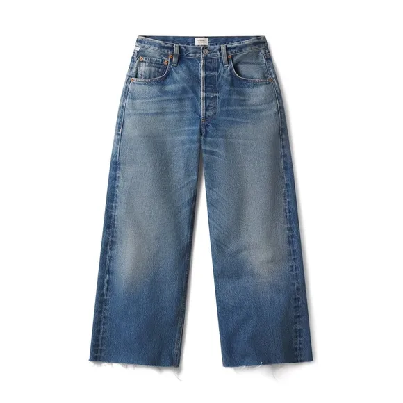 NWT Citizens of Humanity Ayla Cropped Raw Hem Jean in ‘Doheny’