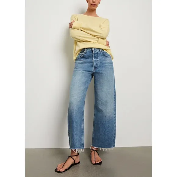 NWT Citizens of Humanity Ayla Cropped Raw Hem Jean in ‘Doheny’